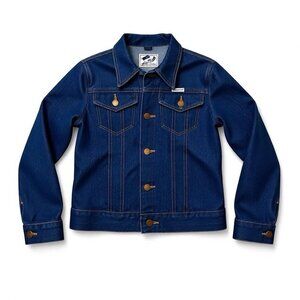 Wrangler Girls Denim Jacket Size 16 – Vintage 11 oz Cotton VINTAGE